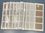 Lot Of 10 Return Grill 20"X6" White Airmate 173CWEL. Fixed Price $120.00.