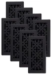 Decor Grates AGH410-BLK-8 Gothic Floor Register, 4X10 Inches, Textured Black,.... Fixed Price $153.58.