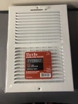 Everbilt 12 In. X 8 2-WAY Steel Wall/ceiling Register White. Fixed Price $11.78.