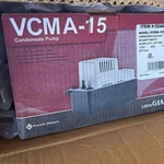 VCMA-15UL 554401 New Little Giant Condensate Removal Pump. Fixed Price $48.00.