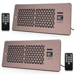 Matulsa Booster Fan 2-PACK, 4" X 10" Register, Remote Control Bronze. Fixed Price $100.22.