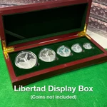 Custom Mexican Libertad Coin Display Box Fits 1/20, 1/10, 1/4, & Oz. Fixed Price $54.99.