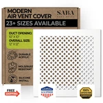 Saba Home Decor Acrylic Air Vent Cover Grille, White - Wall/ceiling Usa Made. Fixed Price $71.42.