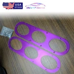 2 Universal Auto Car Rear Bumper Race Air Diversion Diffuser Panels Kit Purple. Fixed Price $14.99.