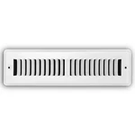 In. X 12 2-WAY Steel Toe-kick Floor Grille White. Fixed Price $13.18.