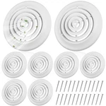 Therwen 4 Pieces 8 Inch Round Vent Cover, Ceiling Diffuser Hvac. Fixed Price $86.74.