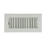 Sidewall/ceiling Register, 10 X 4 Opening, White, Steel, One-way. Fixed Price $12.19.