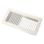 Jr Products 02-28985 4" X 10" White Metal Undampered Floor Register. Fixed Price $19.20.