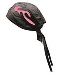 Riparo Unisex Leather Motorcycle Head Wrap And Skull Cap Black/pink. Fixed Price $37.36.