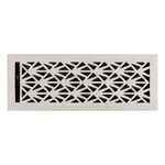 Signature Hardware Alexey Brass Floor/wall Register 4"X12" Brushed Nickel. Fixed Price $26.12.