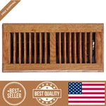 Solid Oak Cover 4 X10" Wood Floor Diffuser Register Vent Hvac True Air Kit Grate. Fixed Price $12.91.