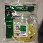 Jmf Stainless Steel Gas Connector 3/8" Od X 22" Length Space Heaters Logs. Fixed Price $34.85.