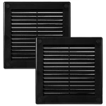 8" X Inch (opening Dimensions) - Pack 2 Plastic Black Soffit Vent Cov.... Fixed Price $21.73.