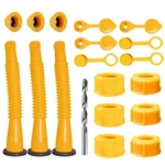 Gas Can Spout Replacement, Nozzle (3 Kits-yellow). Fixed Price $17.17.