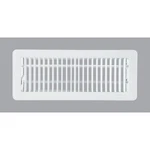 Home Impressions In. X White Steel Floor Register 1FL0412WH-NH. Fixed Price $9.84.
