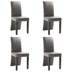 Dining Chairs Side With Solid Wood Legs For Kitchen Faux Leather Vidaxl. Fixed Price $93.99.