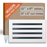 Fastar Clean Modern Ac Vent Cover 14 X 8 Duct Opening Cutout Decorative Whit.... Fixed Price $125.94.
