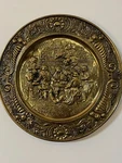 Wall Decor Plate Bras Antique. Fixed Price $25.00.
