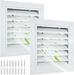 Gisafai Pack 12X12 Aluminum Gable Vent Attic Wall Screen White. Fixed Price $53.99.