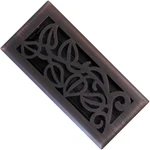 Imperial RG3280-A Vine Floor Register, Oil Rubbed Bronze Finish 4" X 12" In.. Fixed Price $64.89.