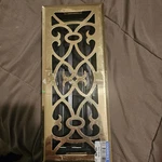 Hvac Premium Victorian Floor Grille X 14" Antique Solid Brass Vent.. Fixed Price $20.00.