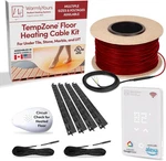 Warmlyyours Heated Floor System Cable Kit 23 Sqft 120V Radiant Electric. Fixed Price $421.00.