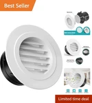 4 Inch Exhaust Vent Cover With Mesh For Bathroom Kitchen Garage. Fixed Price $17.99.