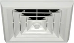 Havaco 12IN Square Ceiling Diffuser W/ 8IN Boot Damper White. Fixed Price $35.00.