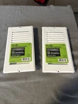 2-NEW Everbilt 4 In. X 8 2-WAY Steel Mobile Home Floor Register White. Fixed Price $18.87.