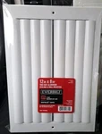 Everbilt 12"X8" 2-WAY Aluminum Adjustable Blade Wall/ceiling Register White. Fixed Price $29.99.