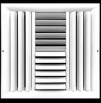 10''W X 10''H 4WAY Aluminum Curved Blade Adjustable Air Supply Hvac Diffuser .... Fixed Price $77.46.