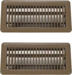 Rocky Mountain Goods 4" X 10" Floor Vents 2 Pack - Heavy Duty Walkable Brown. Fixed Price $27.90.