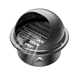 4" Round Wall Vent Cap, Moonjor Black Paint Stainless Steel Air Extractor Wal.... Fixed Price $20.87.