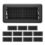 4 X 10 Inch Floor Registers, 12-PACK Vent Grilles, Havc Heavy-duty Walkable Iron. Fixed Price $100.89.