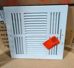 Home Intuition 10X10 3-WAY Air Vent Cover W/adjustable Damper White Ceiling/wall. Fixed Price $35.00.