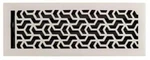 Signature Hardware Jastrow Brass Floor Register 4X14, Brushed Nickel. Fixed Price $54.95.