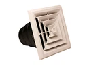 Rectorseal 81904 6X6 4-WAY Ceiling Diffuser 4-6" Collar White. Fixed Price $64.76.