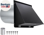 8 Inch Hooded Vent With Screen And Damper,wall Cover Exhaust Outd. Fixed Price $91.43.