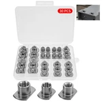30PCS Weld Nuts Set,t-shaped KIT,3/8 IN,5/16 IN,1/4 Tab Base Unc Ca. Fixed Price $20.62.