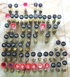New, Lot Of 61 Monarch Oil Burner Nozzles, Various Sizes, See List. Fixed Price $125.00.