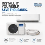 Mrcool Easy Pro 12K Btu Mini Split Ac Heat Pump System. Fixed Price $1795.00.