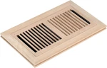Homewell White Oak Wood Floor Register, Flush Mount Vent With Damper, 6X12 Inch,. Fixed Price $44.95.