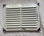 12 In. 6 1-WAY Steel Fixed Curved Blade Wall/ceiling Register White. Fixed Price $20.87.