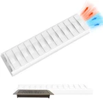 Beswel Sideways Air Vent Extender For -6 Wide 12 -22.3 Long, White. Fixed Price $27.37.