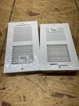 New Hart & Cooley 661 Ceiling/sidewall 2-WAY Register White 8" X 4" 010812 (I2. Fixed Price $29.98.