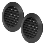 3" Inch Black Louvered Plastic Door Vent 2 Pack Easy-to-install Round Ai.... Fixed Price $25.71.