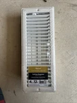 Imperial 4X12 White Steel Louvered Ceiling Register Vent Cover, Rectangular. Fixed Price $12.99.