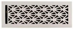 Signature Hardware Alexey Brass Floor Register 4X14, Brushed Nickel. Fixed Price $49.95.