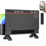 1800W Smart Electric Panel Space Heater With Bluetooth Speaker, Lyric Display.... Fixed Price $95.67.