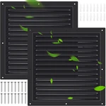 Pcs 12" X Aluminum Gable Vent Shed Attic With Screen Mesh Square. Fixed Price $36.25.